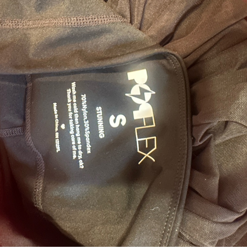 POPFLEX Elegant Black Mesh Skort - Picture 7 of 7